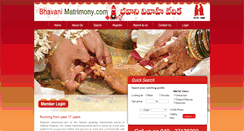 Desktop Screenshot of bhavanimatrimony.com